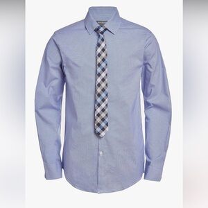 Van Heusen Boys Button -Down Dress Shirt and Tie Set
NWT